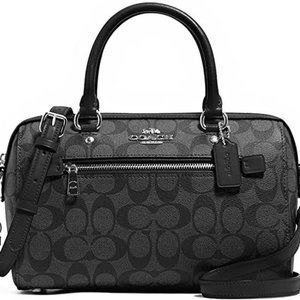 Coach Rowan Satchel In Signature Canvas